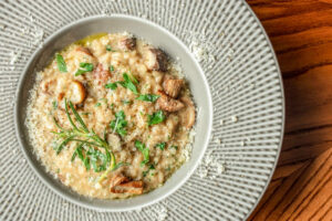 Risoto Cremoso de Cogumelos