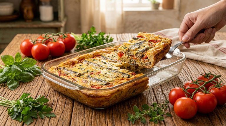 Aprenda a fazer torta de sardinha de liquidificador