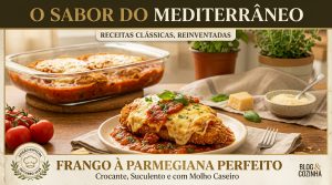 Aprenda a fazer frango à parmegiana crocante, com molho de tomate caseiro e queijo derretido. Receita fácil, ingredientes simples e passo a passo completo.
